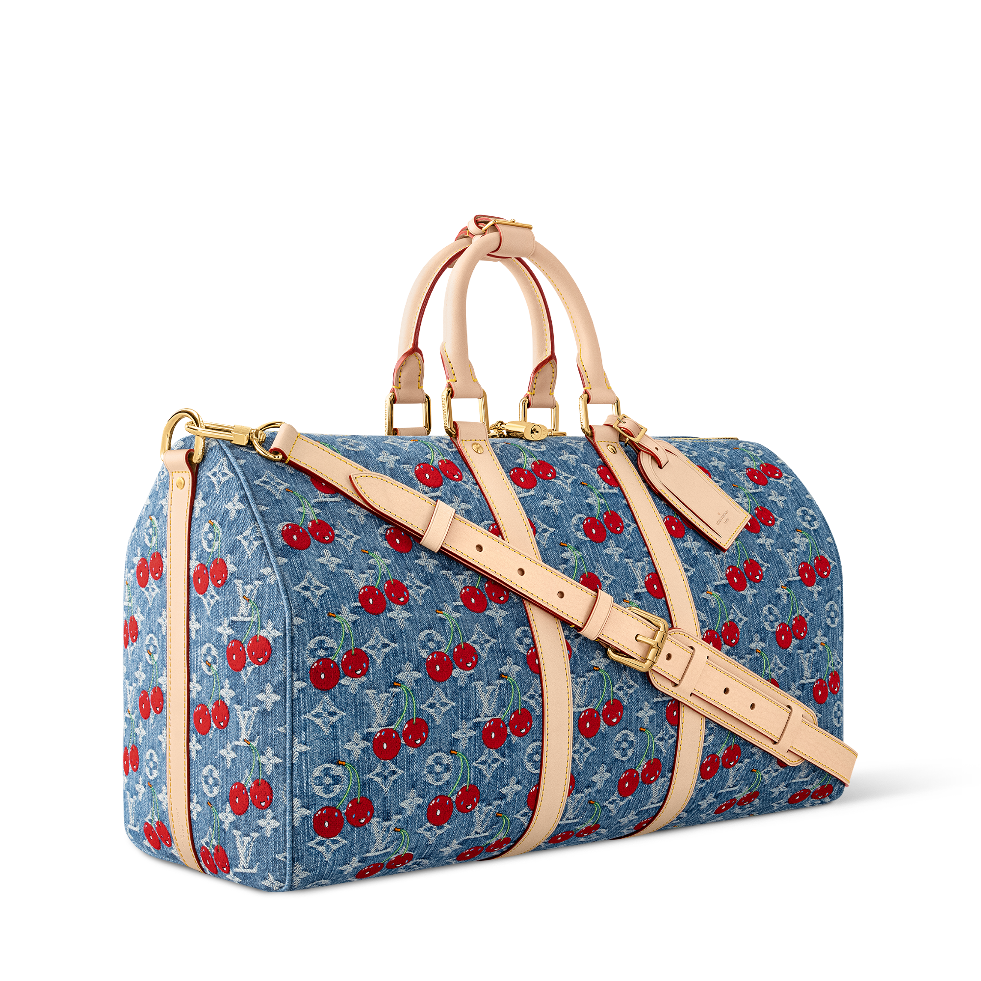 LV x TM Keepall Bandoulière 45 Monogram Denim - Travel | LOUIS VUITTON
